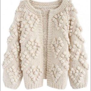 Blythe Pom Pom Knitted Cardigan